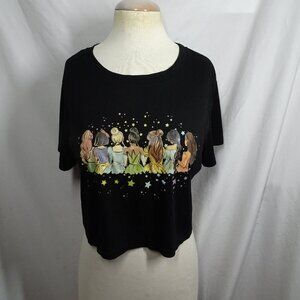 Princess Women Black Crop Top Size M